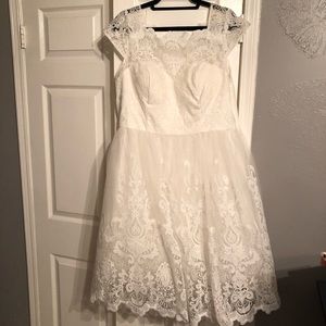 Princess White Party Dress